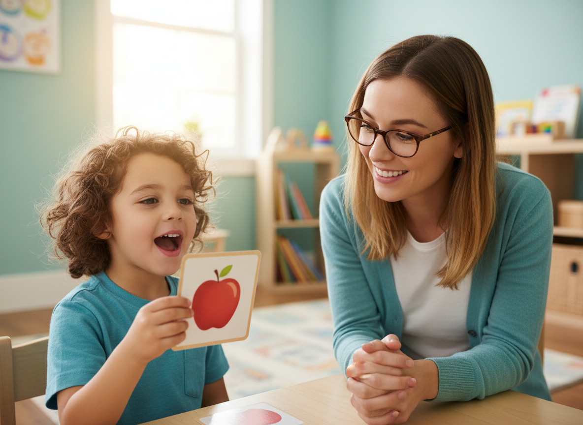 Child in therapy session